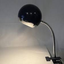 Slate Blue Dome Clip Lamp | eBay