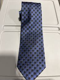 Burma Bibas Blue Checkered Men's Tie | eBay