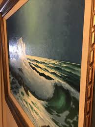 C. S. Marek “Seascape By Night In Hawaii “ # 1005 Original ...