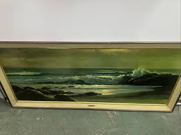 robert wood golden surf MCM Large Picture 65” X 29” | eBay