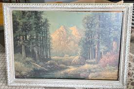 Robert Wood, Majestic Peaks Vintage Framed Print on Board ...