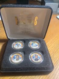 Pittsburgh Pirates Legends Wagner, Kiner, Clemente, Stargell Coin Set in Holder. | eBay