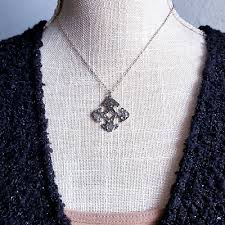 ITALY Vintage Sterling Silver Hammered Byzantine Cross ...