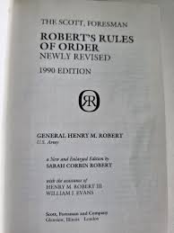 The Scott Foresman Robert's Rules of Order Newly Revised ...