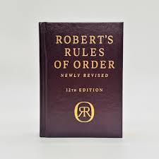 Robert's Rules of Order Newly Revised, Deluxe 12th edition ...