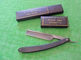 ANTIQUE VINTAGE FEINSTER SILBERSTAHL "FRIDAY" STRAIGHT RAZOR ...