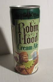 Vintage 16oz ROBIN HOOD Cream Ale 6.25" Beer Can VG/FN 5.0 ...