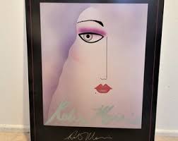 Hand Signed by Artist Robin Morris "beauty Illustration ...
