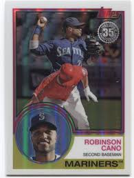 2018 Topps Series 2 ROBINSON CANO 1983 Silver Pack Chrome ...