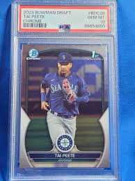 2023 Bowman Draft Chrome Tai Peete #BDC28 PSA 10 GEM MINT | eBay