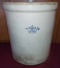 Blue Crown 6 Gallon Stoneware Crock - Sherwood Auctions