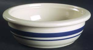 Blue Stripe Coupe Soup Bowl by Friendship | Replacements, Ltd.