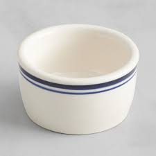Acopa 2 oz. Ivory (American White) Stoneware Ramekin with ...