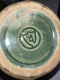 Set of 3 Antique McCoy Pottery Barrel Beer Mugs Green 1920s ...