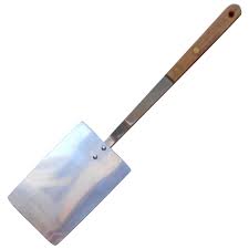 Similar Items to Vintage Long Handle Solid Spatula Flipper Wood Stainless Steel Brass Rivets