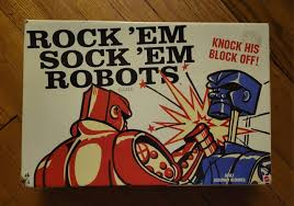 Mattel Games Rock 'Em Sock 'Em Robots Boxing | Mercari