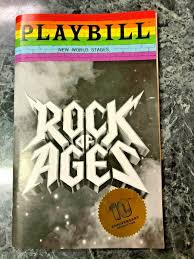 Rock of Ages 10th Anniversary Off Broadway Revival Playbill ...