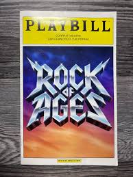 ROCK OF AGES, PLAYBILL, MARCH 2011, CURRAN THEATRE, SAN ...