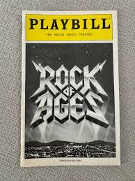 Rock of Ages NYC 2011 Broadway Playbill | Mercari