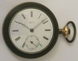 Vintage Agassiz pocket watch in rare Elgin Illinois Co Nubian ...