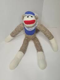 Sock Monkey Plush Stuffed Animal No Tags | eBay