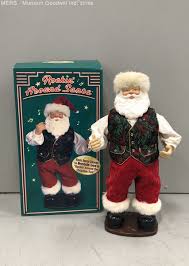 Vintage Christmas Fantasy Rockin Around Santa Animatronic ...