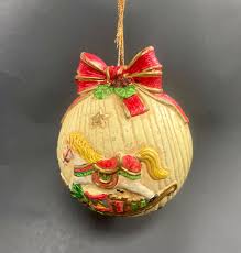 Vintage Rocking Horse Christmas Ornament – Toy Horse ...