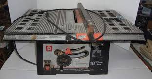 Sakura 10" Table Saw, Tested & Works, with Rip Fence, 26"W x ...