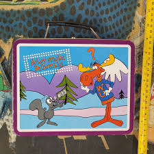 268) Vintage 1997 Hokey Smoke, Bullwinkle Tin Lunch Box | eBay