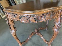 Carved Maple Queen Anne Victorian Console Table, Circa 1880 ...
