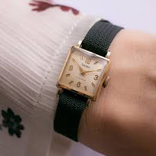 1960s Gold-plated Zentra Watch - Tiny Mechanical German ...