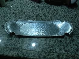 HAMMERED ALUMINUM RODNEY RENT 12" BUTTER TRAY RARE ITEM | eBay