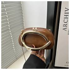 Banquet Bag Shoulder Bags Trendy Retro Metal Chain Shoulder ...