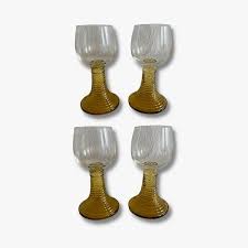 Set 4 Römergläser mundgeblasen | Vintage Möbel kaufen auf ...
