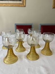 8 grands verres à vin Römer cristal verre - Arts de la table