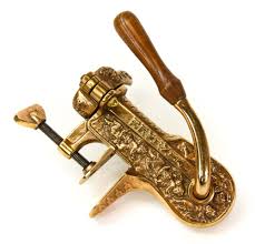Sold at Auction: Brass Vintner Wine Bottle Opener