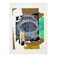 Eye of Vishnu, Seong Moy Screen Print | Chairish