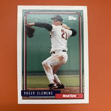 Roger Clemens 1992 Topps #150 Baseball Card NM | eBay