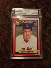 1990 Topps Roger Clemens #245 Baseball Card Graded 10 | eBay