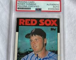 Reduced Price - Roger Clemens 1986 Topps PSA ...