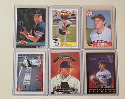 Roger Clemens 6 Baseball Card Lot Topps Stadium Club, Fleer ...
