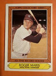 1985 Topps Woolworth All Time Record Holders Roger Maris #24 ...