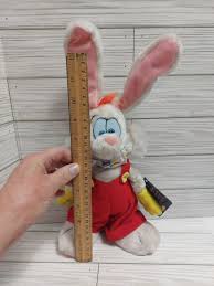 Vintage Applause Roger Rabbit Plush Toy with Original Tag 14" Toe to Eartop | eBay