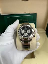 Rolex Cosmograph Daytona White Gold Black And Steel Index ...
