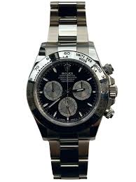 Rolex - Pre-owned White Gold Daytona Black Dial 126509 ...