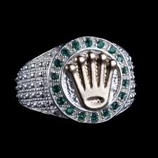 Reloj Rolex Anillo Rolex Oro Blanco Anillo Corona Rolex Oro ...