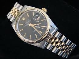 Black Dial Rolex Datejust | eBay