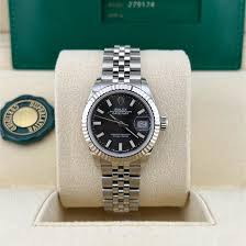 Auction: 2023 Rolex Lady-Datejust 28 Fluted / Dark Gray / Jubilee 279174-0011 | Watch Trading Co. | Powered By Bezel