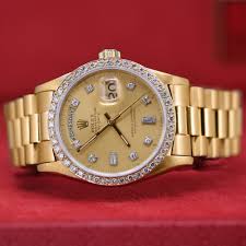 Rolex Day Date 'President' Watch with Diamonds - Yates & Co Jewelers