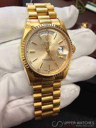Rolex President Gold Day-Date 18238 Complete - Upper Watches